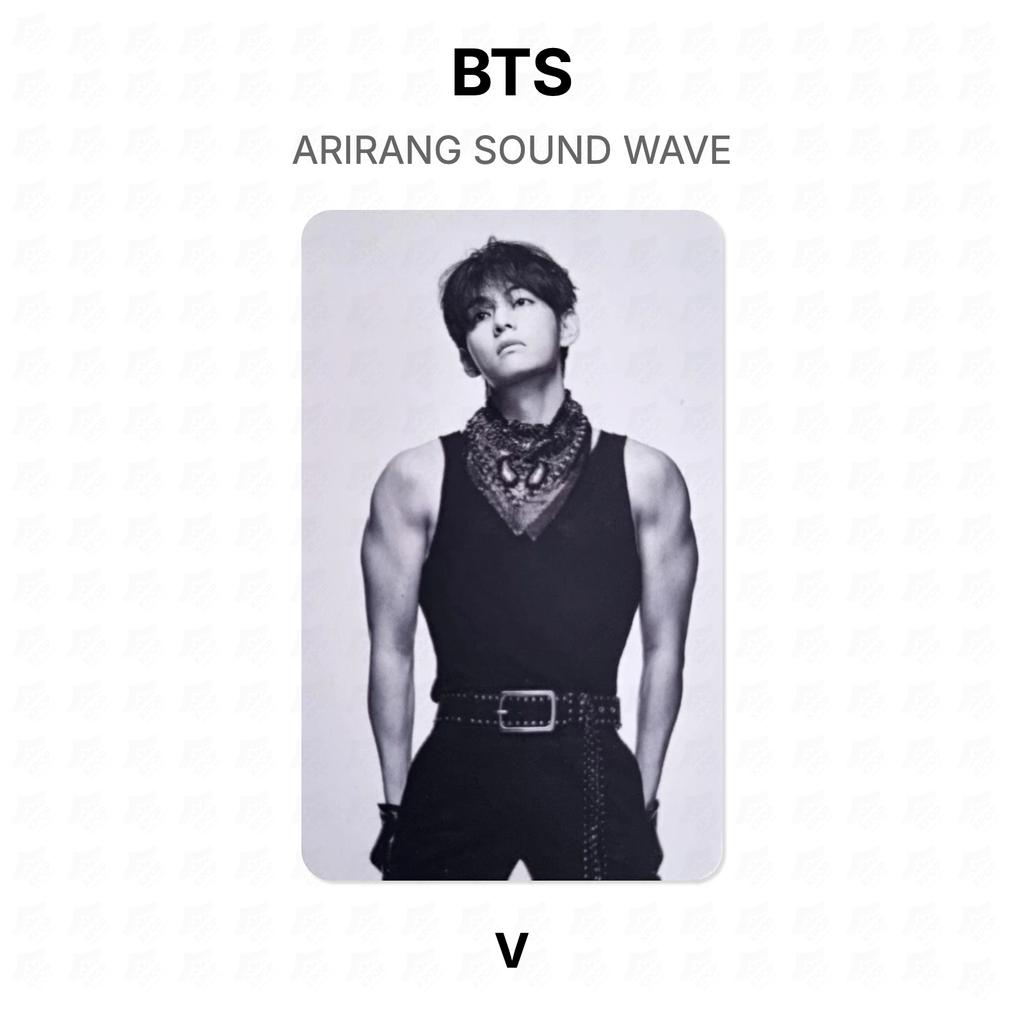 BTS V ARIRANG SOUND WAVE Official Photocard