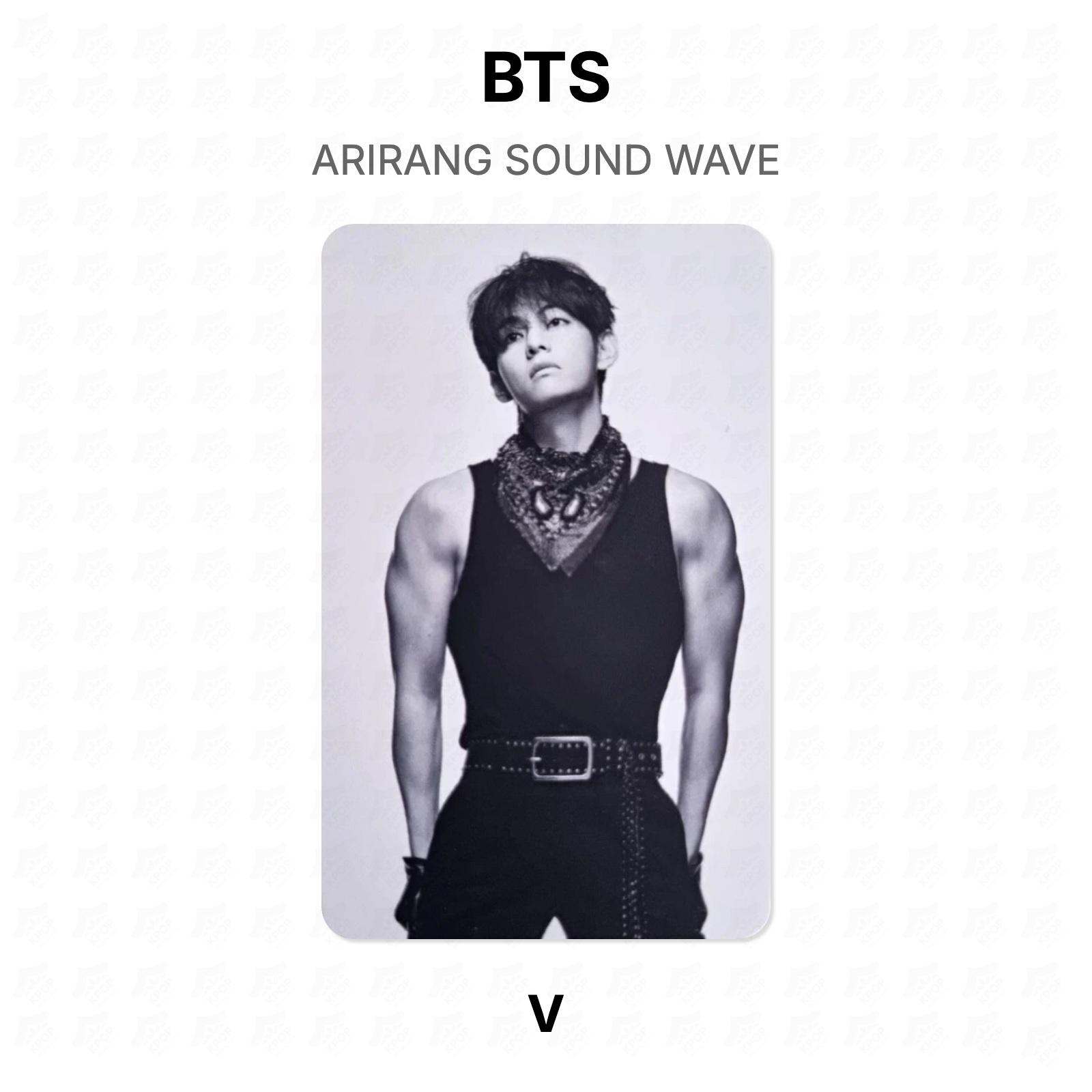 BTS V ARIRANG SOUND WAVE Official Photocard V