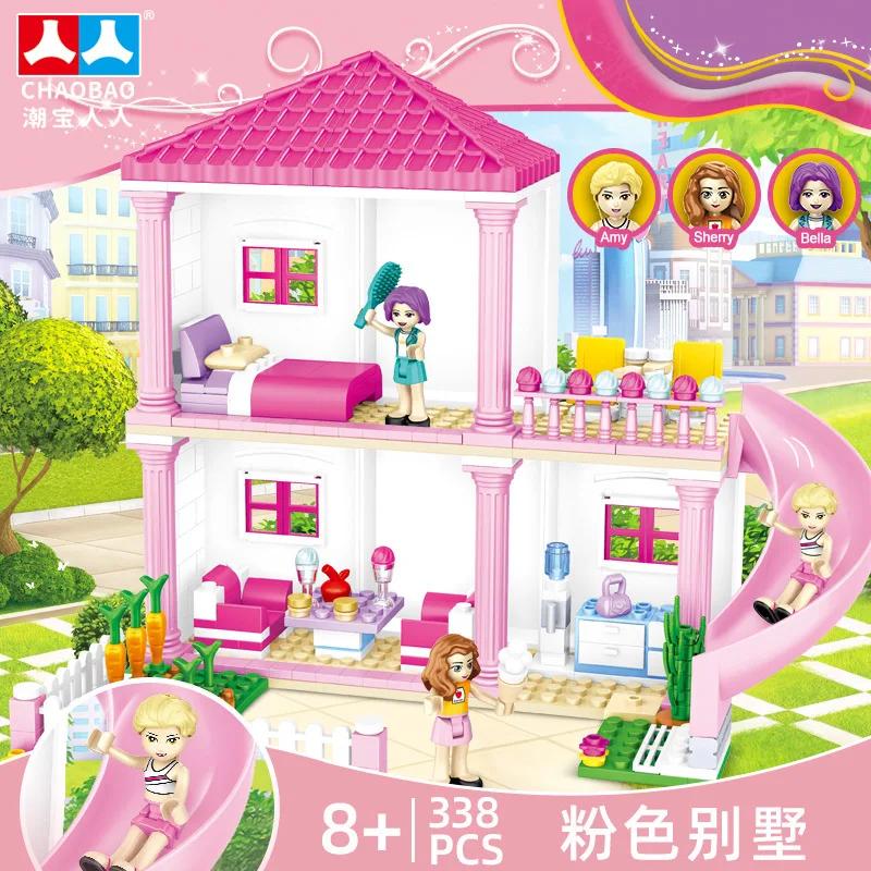 Anime Frozen Princess Ice Castle Set Building Blocks Model Brick Mini Figure Kid Girl Gifts Toy Garden Compatible With