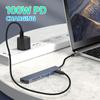 Type C Docking Station USB C Hub To 4K 30Hz HDMI Compatible USB 3.0 Splitter Adapter PD 100W Charge for Macbook Pro Laptop PC Accessories