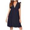 Women's Dress Summer Dress Short Built-in Medium Length Dress Beach Casual Dress With Pockets