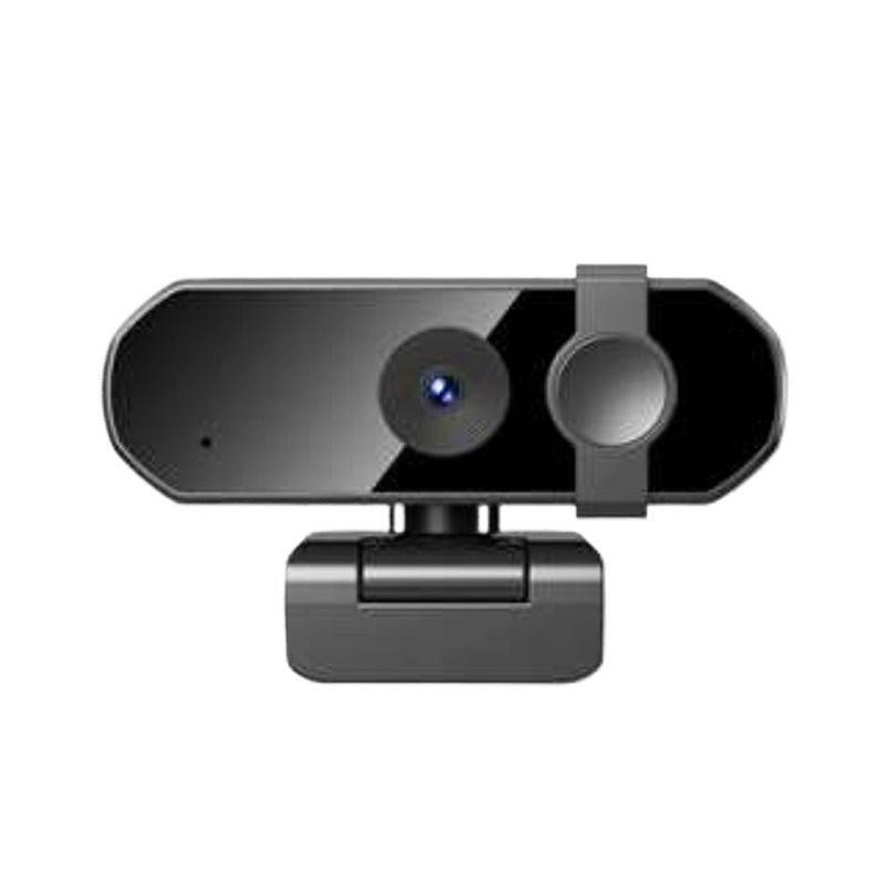 HD Webcam with Microphone & Privacy Cover for Online Classes, Laptops, Desktops, and Beauty Applications
