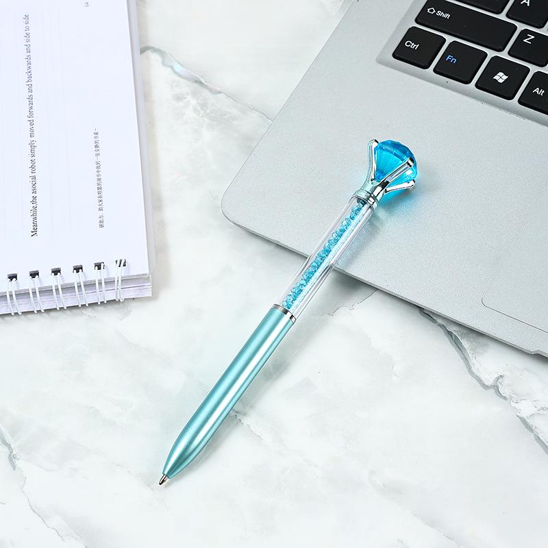 Colorful Crystal Diamond Bead Pen – Medium Point, Ideal for Gifts & Weddings