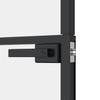 Vidaxl Interior Door, Black, 93X201.5 Cm, Glass and Aluminum
