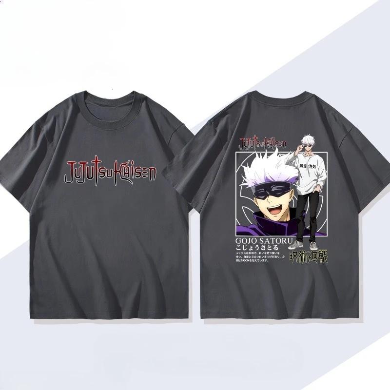 

Аніме Jujutsu Kaisen Gojo Satoru Мультяшні футболки Чоловічі Жіночі Бавовняні Хараджуку Високої Якості Топи Футболки Хіп-хоп Вуличний одяг Оверсайз 3XL