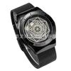 Fashion Trend Personalized Watch Trendy Men'S Watch Creative Turntable Round Mesh Belt Large Plate Concept Female Student Hand