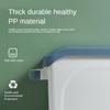 Rice Storage Container 10kg with Visible Window and Pulley for Home Kitchen Thick Rice Storage Box Large Capacity Grain Box D57B