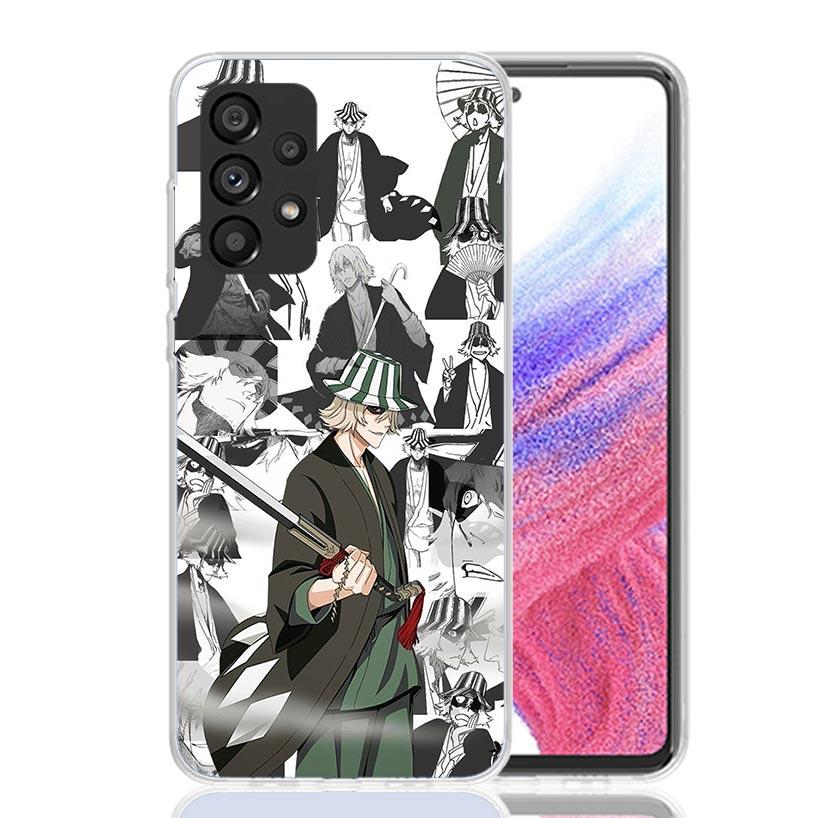 Bleach Kisuke Urahara Phone Case For Samsung Galaxy A17 A16 A14 A15 A13 A57 A56 A54 A55 A53 A37 A36 A34 A35 A33 A26 A24 A25 A23
