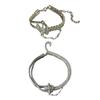 Temperament Metal Bracelet Chain Women Hand String Fashion Crystal Necklace  Streetwear