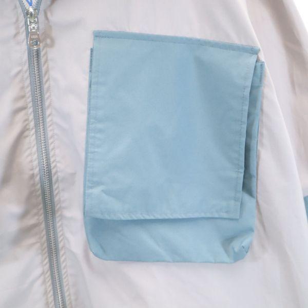 unused VAST222 20ss made in Japan By color Blouson 2 Gray x blue Jacket Men's Used