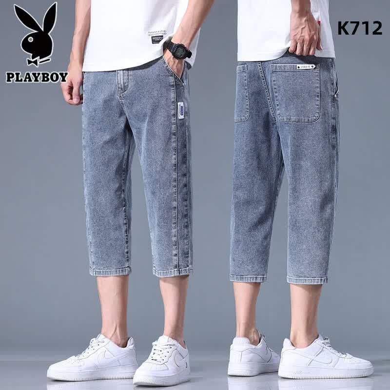 Playboy Men s Summer Cotton Blend Casual Pants 31