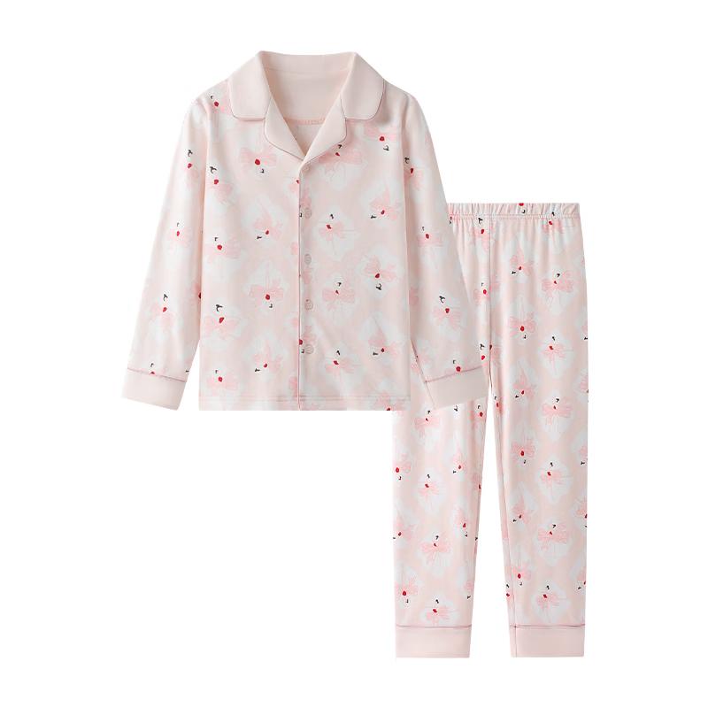 YEEHOO Girls  Ballet Princess Antibacterial Pajama Set 130