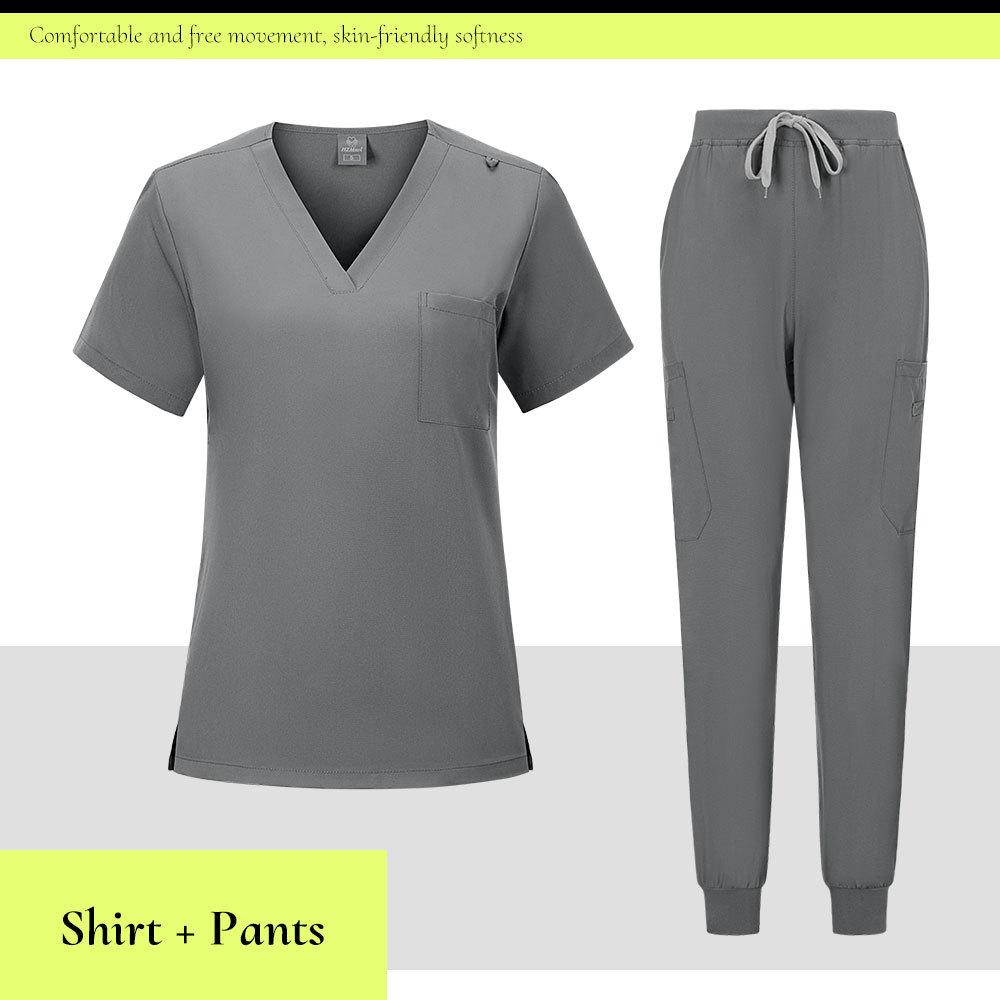 Unisex Medical Scrub Suit for Hospital Operating Room - Breathable, Sweat-Absorbent