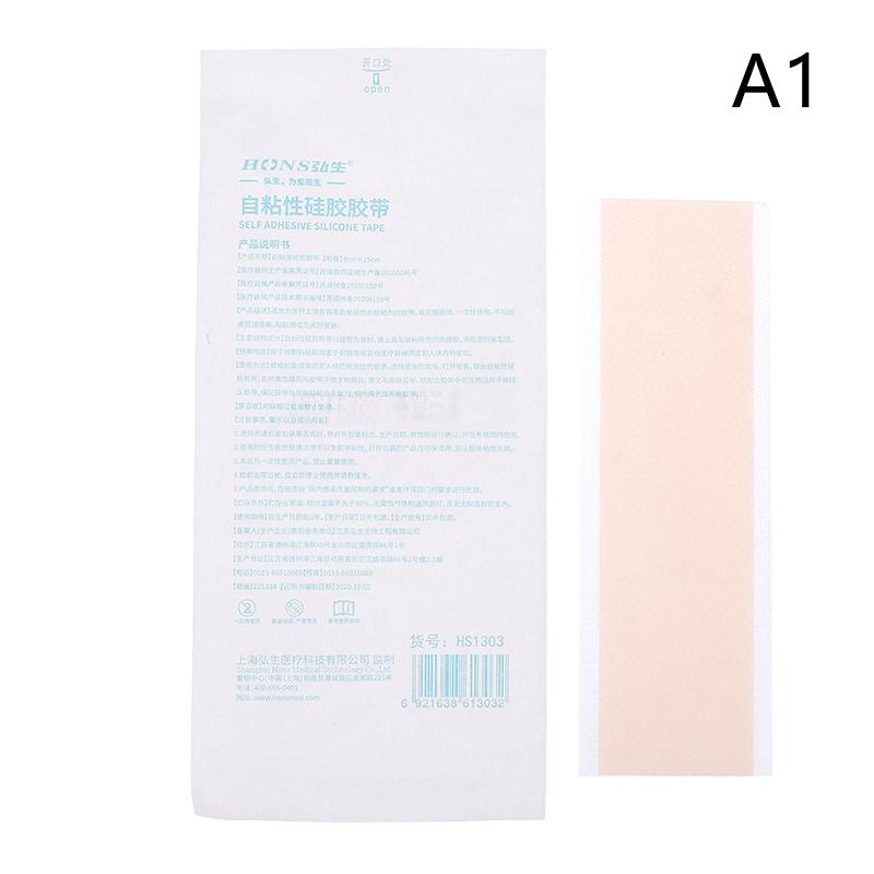 Silicone Scar Sheets Keloid Bump Removal Strips, Scars Reducing Treatments Surgical Scars, Burn,Tummy Tucks, Acne, C-Section