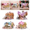 Christmas DIY Puzzle Children 3D Building Model Dollhouse for Teens Adults
