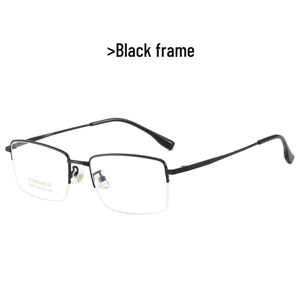 2024 Classic Unisex Half-Rim Titanium Glasses Frame