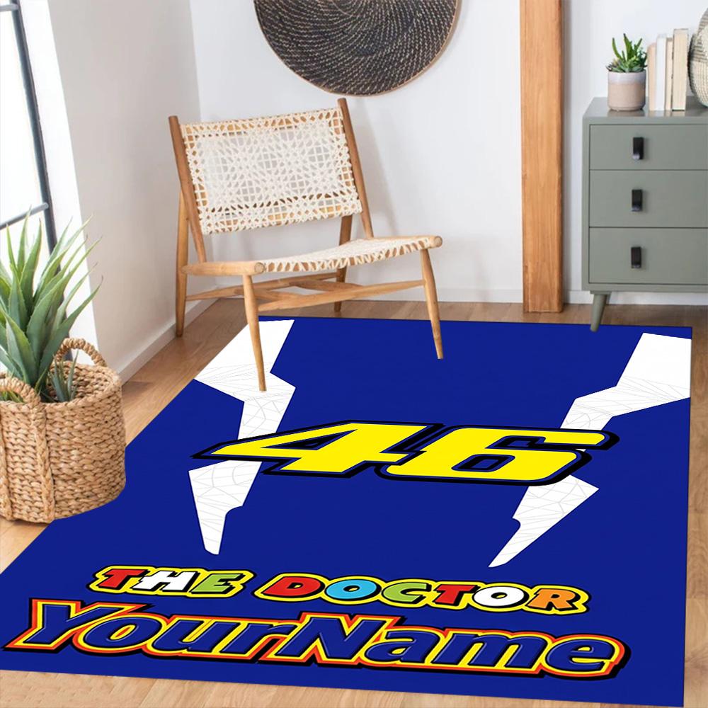 Doctor46 Customized Name Floor Mat Design For Entryway Living Rooms Dining Room Outdoor Antislip Carpet Decorate Offices Spiritual Gift