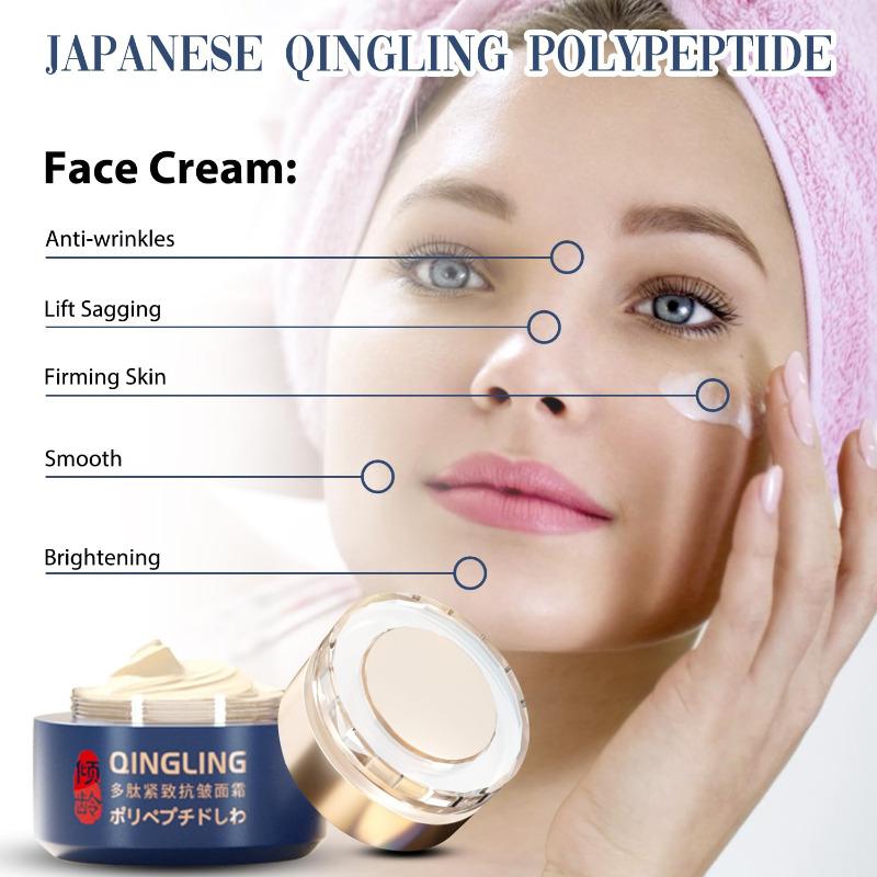 Crema reafirmante antiarrugas y antienvejecimiento con polipéptidos Crema facial hidratante y rejuvenecedora Esencia blanqueadora Cuidado facial delicado