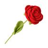 Simulated Flowers Handmade Scented Crochet Fake Flower with Steel Wire