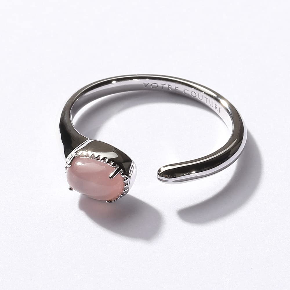 Hokkaido Inca Rose Free Natural Cabochon Fits Sizes [VOTRE COUTURE] (Rhodochrosite) Ring, Size, Stone, Cut, 7-12