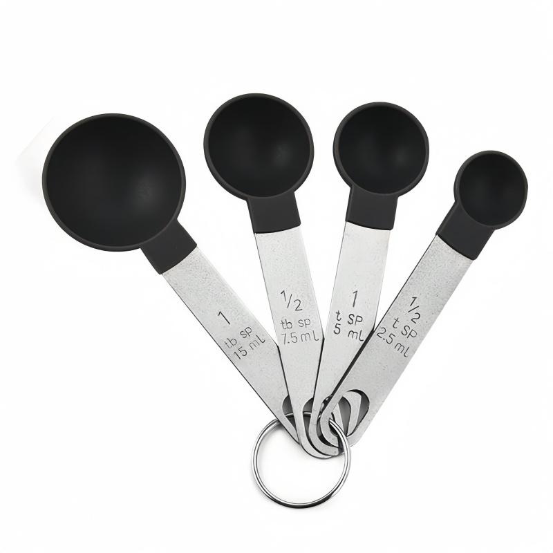 4/8pcs Measuring Cup and Spoon Set, Stackable Cups and Spoons, Nested Measuring Cups with Stainless Steel Handles