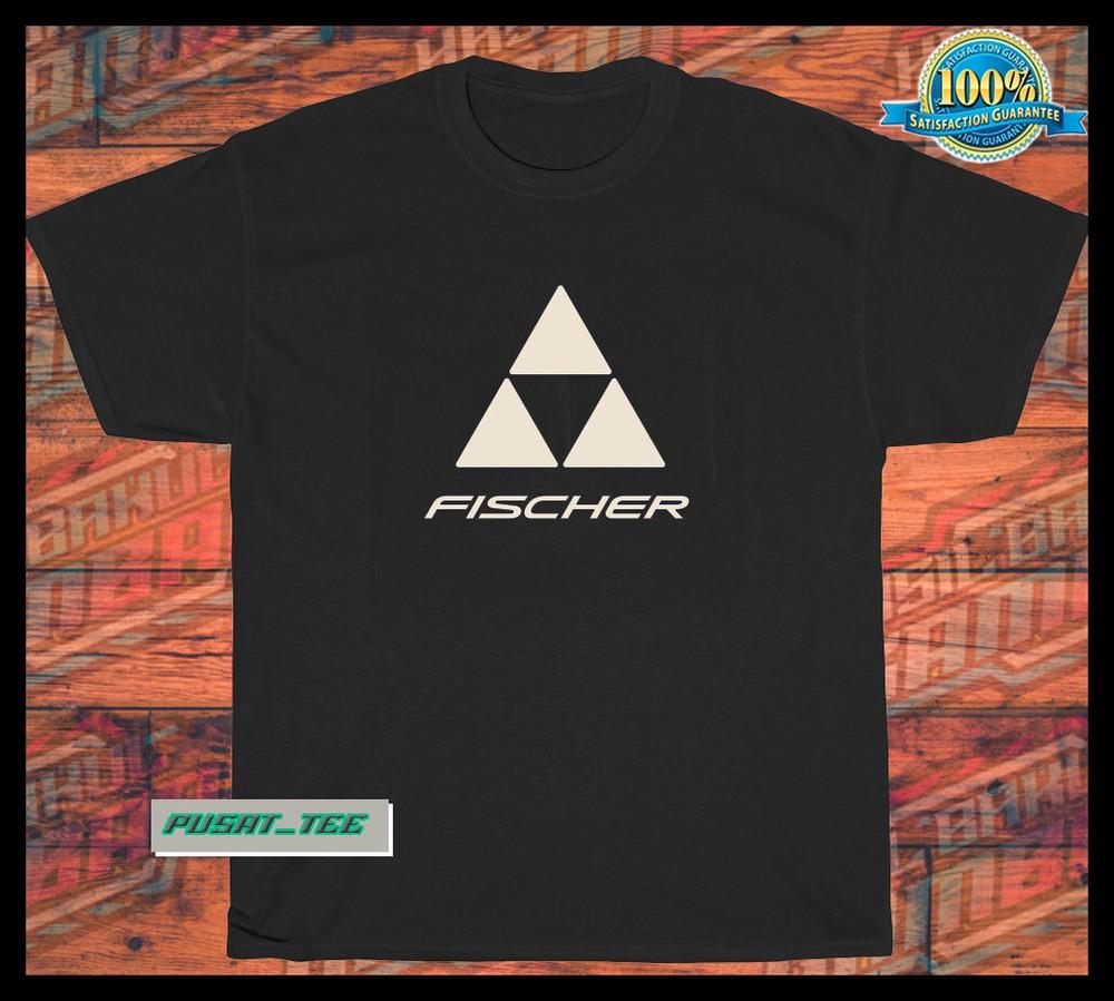 Новая американская забавная футболка с логотипом Fischer Sports РАЗМЕР S-5XL Унисекс Футболка S