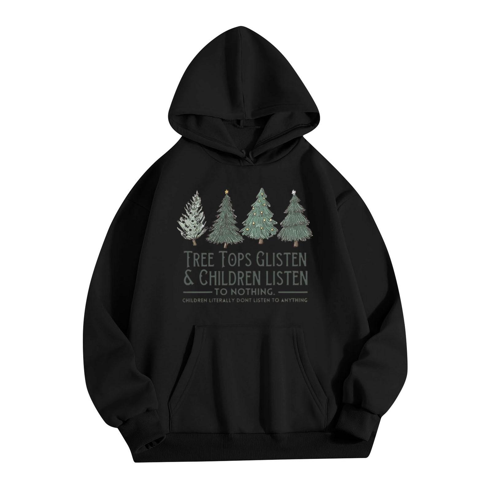 

Женская однотонная толстовка с капюшоном и длинным рукавом с принтом M чёрный