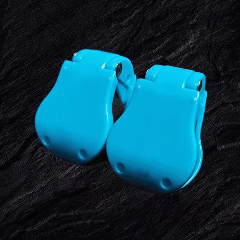2PC Fishing Rod Fixed Clip Straps Fishing Pole Holder Compact Design Fishing Rod Fixer Wall Mounted Fishing Rod Holder