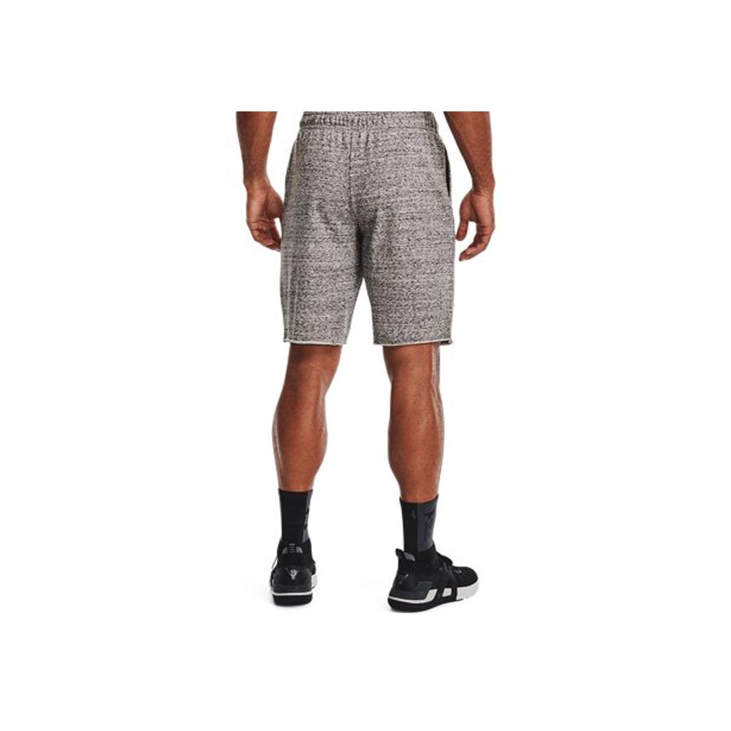 Under Armour Johnson Series Letter Logo Printed Training Shorts Men shorts Gray 1370459-112