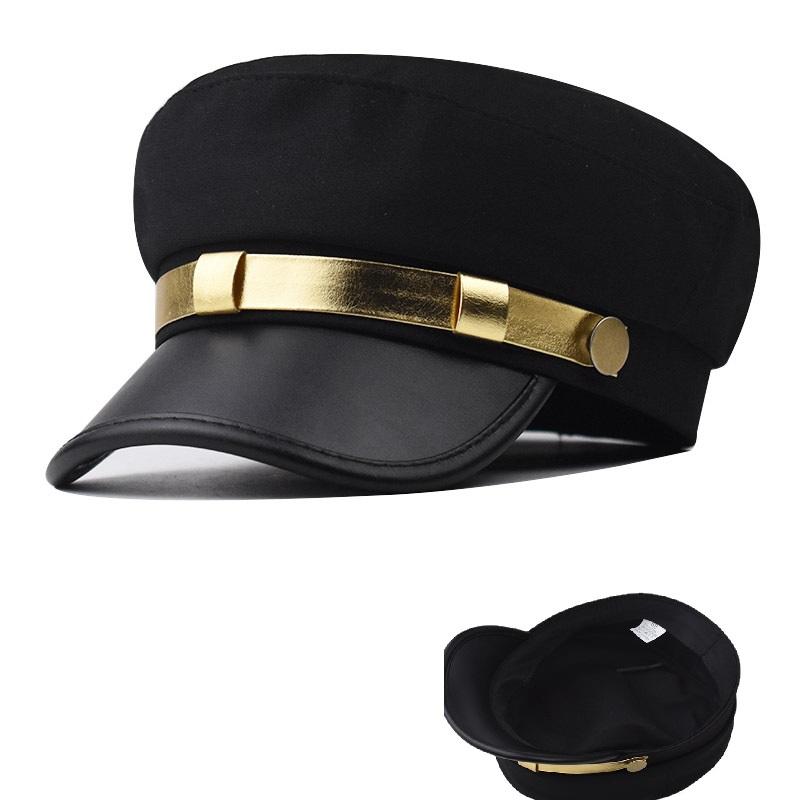 

Women Yacht Captain Sailor Hat Woollen Newsboy Cabbie Baker Boy Peaked Beret Cap 56-59cm