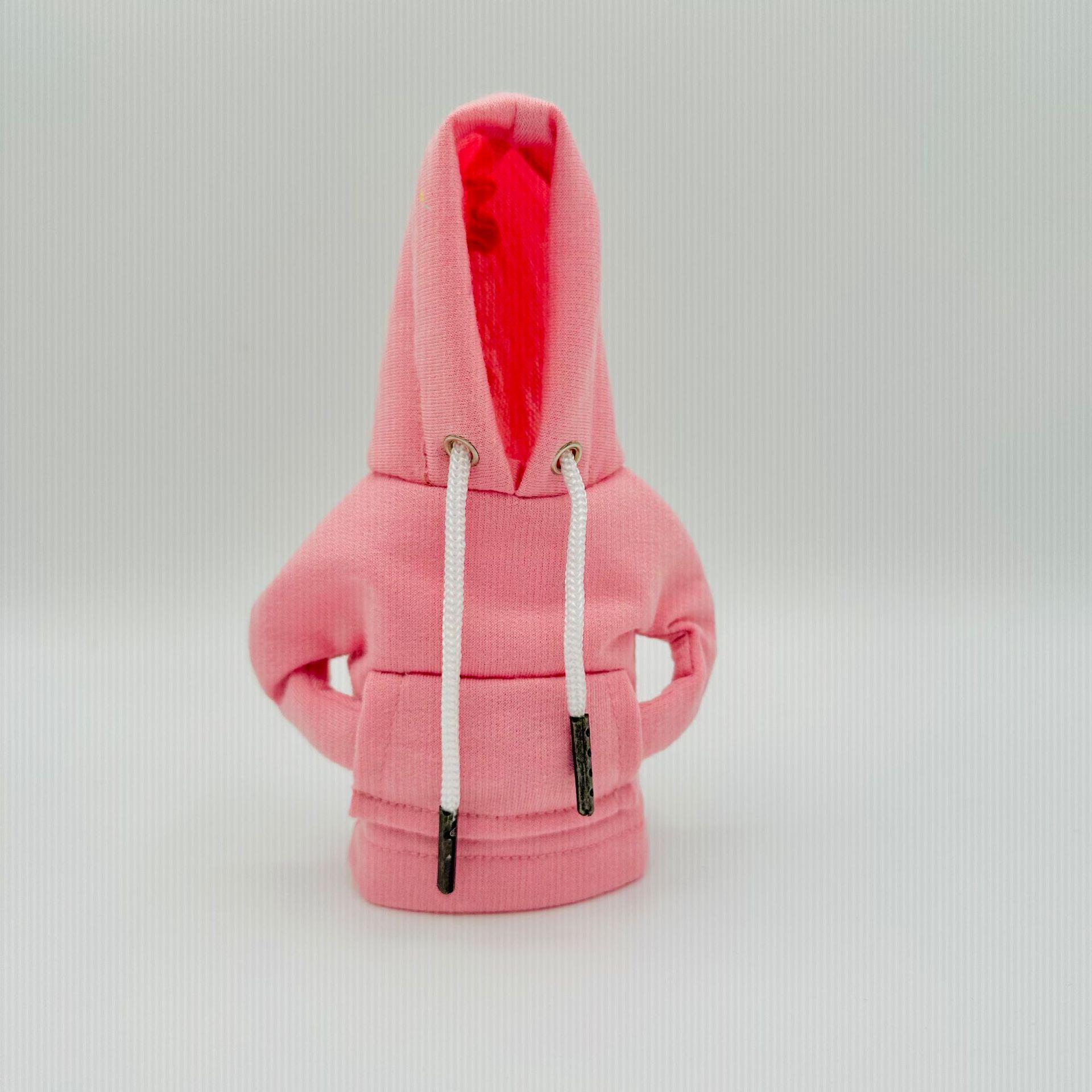 Рождественский декор для переключения передач, 2023, чехол с капюшоном, чехол для переключения передач, украшение для ручки переключения передач, подходит для ручного автоматического универсального декора автомобиля розовый