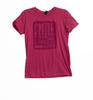 The Smile Generation Womens Pink Graphic T-Shirt Size S Cotton Crewneck Short Sl