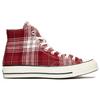 Converse Chuck Taylor All Star 70 Hi Plaid Pack Dark Burgundy