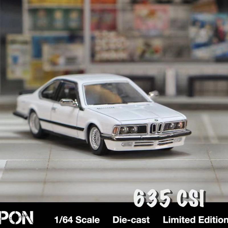 

Diecast 1/64 Scale BMW E24 635 CSI Wide-body Alloy BMW E24 635 CSI Sharknose Supercar Model Static Collection Display
