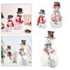 Christmas Figurine Artwork Gift Snowman Statue for Living Room Hotel Desktop 55 cm