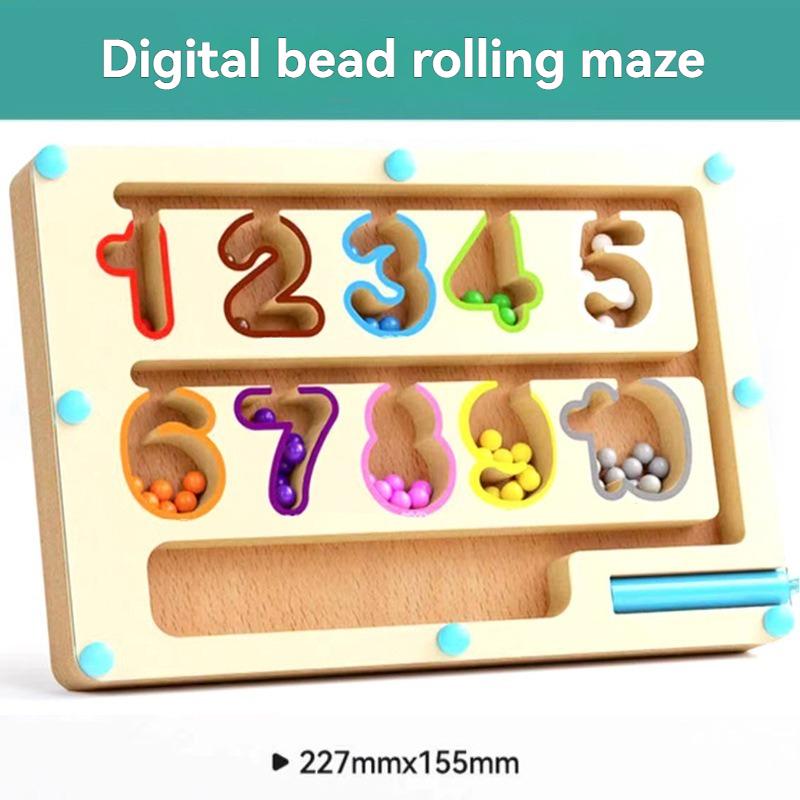 Magnetic Mini Maze Ball Walking Baby Magnetic Logic Thinking 3 To 6 Year Old Children'S Puzzle Concentration Training Toy