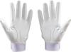 ZETT Neo Status Batting High School Baseball Mega High White BG17103HS Gloves, Ambidextrous, Compatible, Grip, (1100), Small,