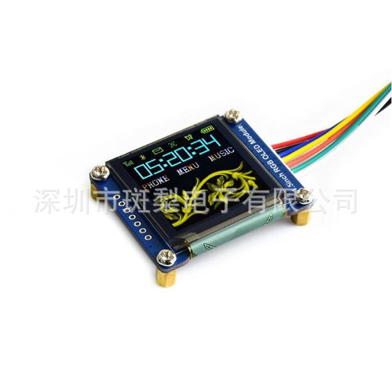 

1.5-inch RGB OLED Module: 65K Colors via SPI 1.5-inch Display