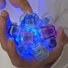 12 Key Flashing Light Rubik's Cube Ball Decompression Button Keyboard Ball Fingertip Press Button Tester Toy
