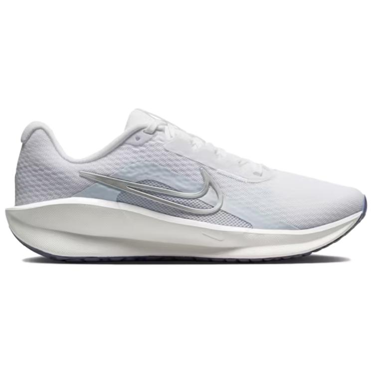 Nike Wmns Downshifter 13 White Football Grey World Indigo Metallic Silver FD6476-110
