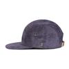 VARZAR VA Square Suede Camp Cap Charcoal
