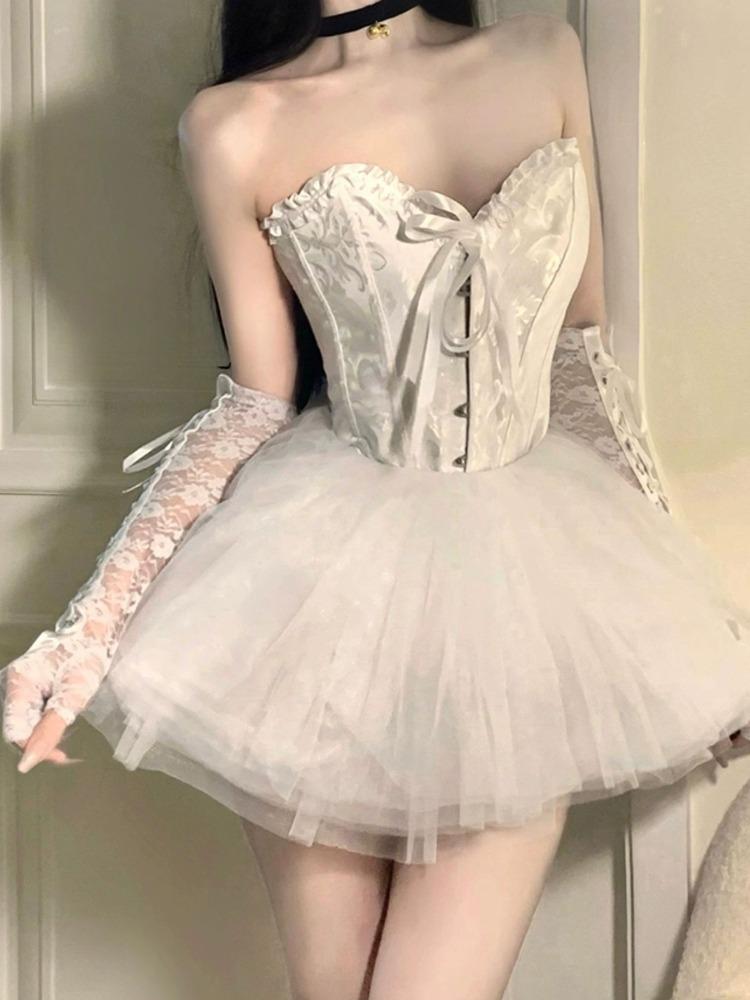 Cute Bunny Girl Cosplay Rabbit Costumes Women New Year Open Bra Crotch Sexy Lingerie Erotic Bandage Bodysuit Plus Uniform