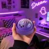 Simulierter Brötchen-Stressball Halloween Geister-Knödel Quetschspielzeug, Weicher Dehnbarer TPR-Ball Entlastung Falsch Sensorisch Partygeschenke