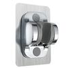 Universal Wall-Mounted Shower Holder Without Drilling - Adjustable Shower Head Holder Silver (125×80 Mm)