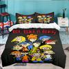 Edd Eddy Adventure 3pcs Bedding Set,Including 1pc Duvet Cover And 2pcs Pillowcases Perfect Gift for Christmas,Ideal for Bedroom, Dormitory