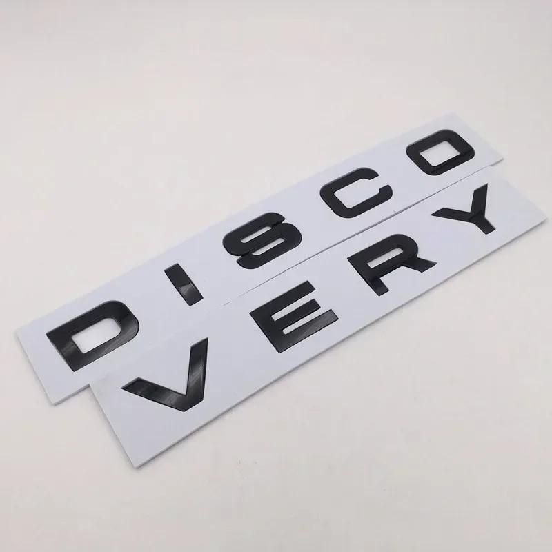 Per Discovery Sports Emblema Discovery 4 3 5 2 TD5 Accessori ABS 3D Cromo Lettere Auto Cofano Anteriore Logo Distintivo