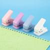Mini Hole Punch 1 Hole Cute Paper Punch Portable Round Hole Puncher Paper Cutter Office School Supplies Stationery Items