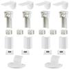 24Pcs Regulable Curtain Fixtures Apartment Dorm Friendly Window Frame Mounting