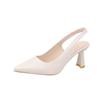Spring and Summer Footwear Plus Size Pointed High-heeled Stiletto Sandals Women's Shoes with Shallow Heels