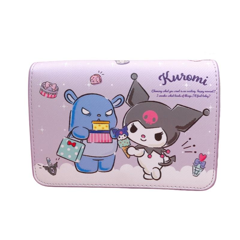 Cute Cartoon Magnetic Clasp Crossbody Bag Large Size Hard Surface Printed Design Adjustable Shoulder Strap Phone Pouch Adorable Styling Characters)